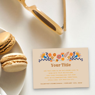 mexikanischer Western Typografie Begleitkarte