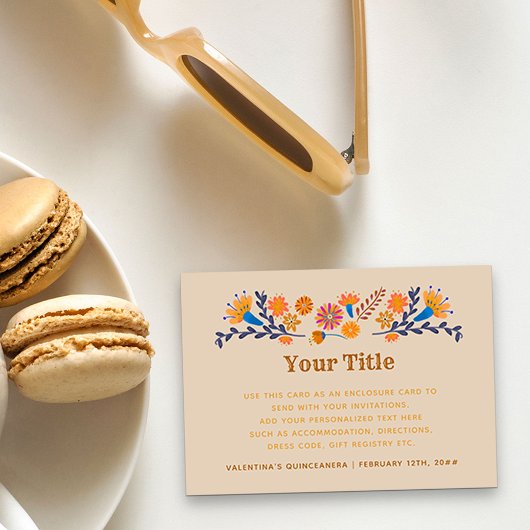 mexikanischer Western Typografie Begleitkarte