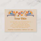 mexikanischer Western Typografie Begleitkarte (Vorderseite)