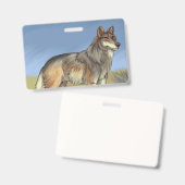 Mexikanischer Wolf Ausweis (Vorder- & Rückseite)