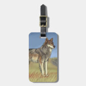 Mexikanischer Wolf Gepäckanhänger (Vorderseite vertikal)