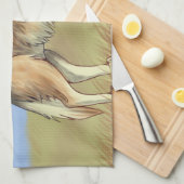 Mexikanischer Wolf Geschirrtuch (Viertel Falte)