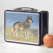Mexikanischer Wolf Metall Brotdose (Beispiel)