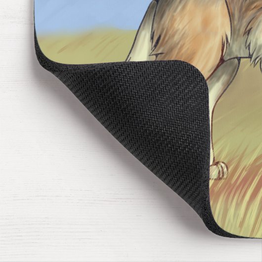 Mexikanischer Wolf Mousepad (Ecke)