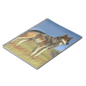 Mexikanischer Wolf Notizblock (Linke Seite)