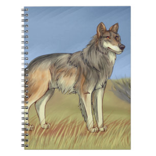 Mexikanischer Wolf Notizblock