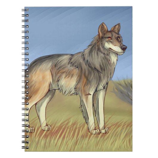 Mexikanischer Wolf Notizblock (Vorderseite)