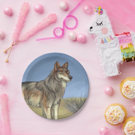 Mexikanischer Wolf Pappteller (Party)