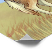 Mexikanischer Wolf Poster (Ecke)