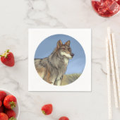 Mexikanischer Wolf Serviette (Beispiel)