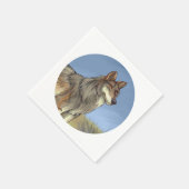 Mexikanischer Wolf Serviette (Ecke)