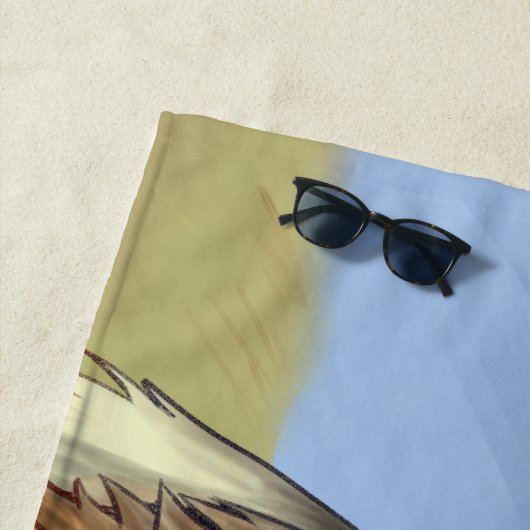 Mexikanischer Wolf Strandtuch (Beispiel)