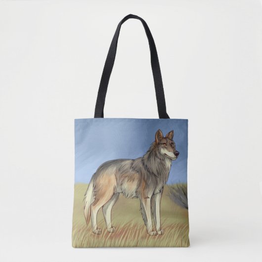 Mexikanischer Wolf Tasche (Vorderseite)