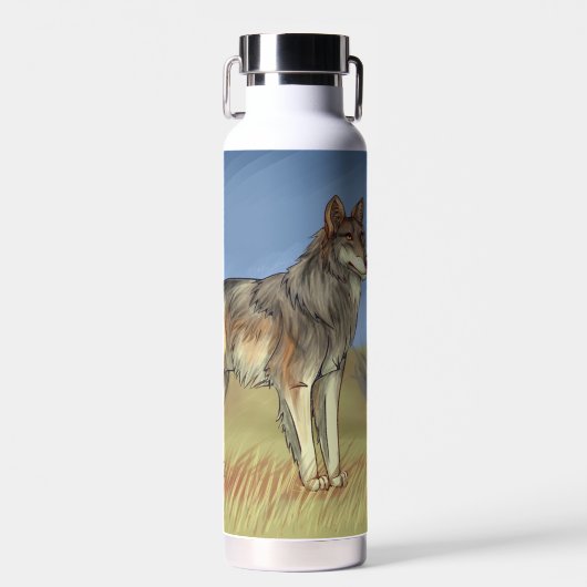 Mexikanischer Wolf Trinkflasche (Vorne)