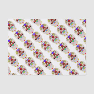 MEXIKANISCHER ZUCKERschädel Seidenpapier