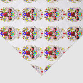 MEXIKANISCHER ZUCKERschädel Seidenpapier (Ausschnitt)