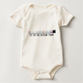 Mexikanischer Zug Baby Strampler (Vorderseite)