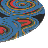 mexikanisches amerikanisches Blumenmuster Schneidebrett (Ecke)