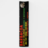 mexikanisches Barbecue Banner (Vertikal)