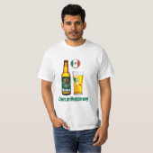 Mexikanisches Bier-Shirt T-Shirt (Vorne ganz)