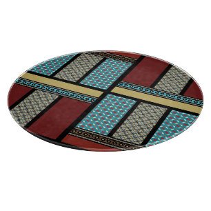 Mexikanisches Blockmuster 1 Schneidebrett