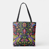 mexikanisches Blumendesign Tasche (Rückseite)