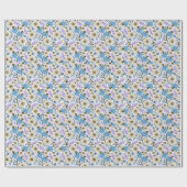 Mexikanisches Blumenmuster Geschenkpapier (Flach)