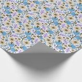 Mexikanisches Blumenmuster Geschenkpapier (Ecke)