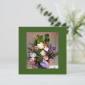mexikanisches Bouquet Karte (Stehend Vorderseite)