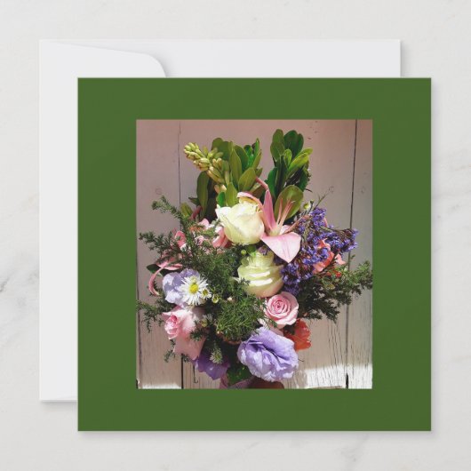 mexikanisches Bouquet Karte (Vorderseite)