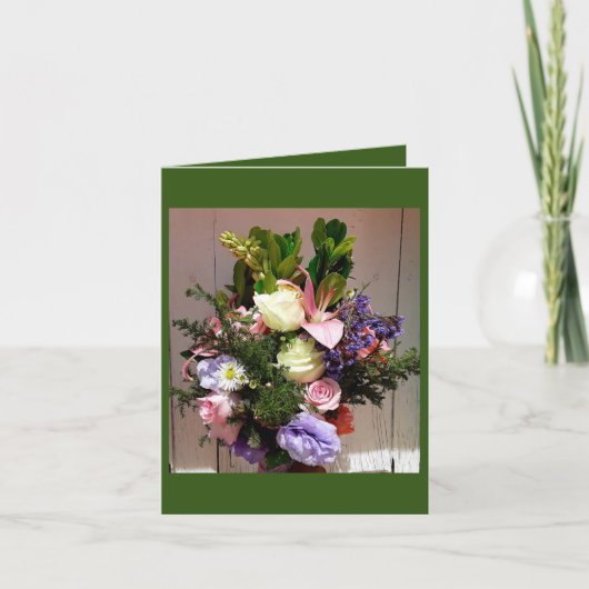 mexikanisches Bouquet Karte (Vorderseite)