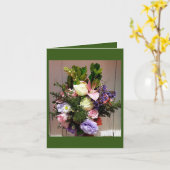 mexikanisches Bouquet Karte (Gelbe Blume)
