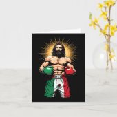 Mexikanisches Boxen Jesus Christ Mex Boxing Shorts Karte (Gelbe Blume)