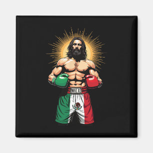 Mexikanisches Boxen Jesus Christ Mex Boxing Shorts Magnet
