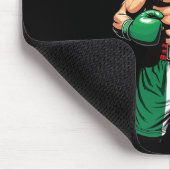 Mexikanisches Boxen Jesus Christ Mex Boxing Shorts Mousepad (Ecke)