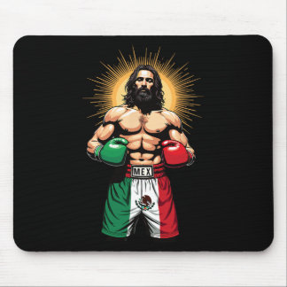 Mexikanisches Boxen Jesus Christ Mex Boxing Shorts Mousepad