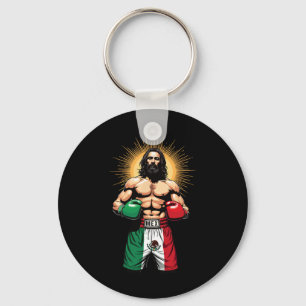 Mexikanisches Boxen Jesus Christ Mex Boxing Shorts Schlüsselanhänger