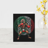 Mexikanisches Boxen Karte (Gelbe Blume)