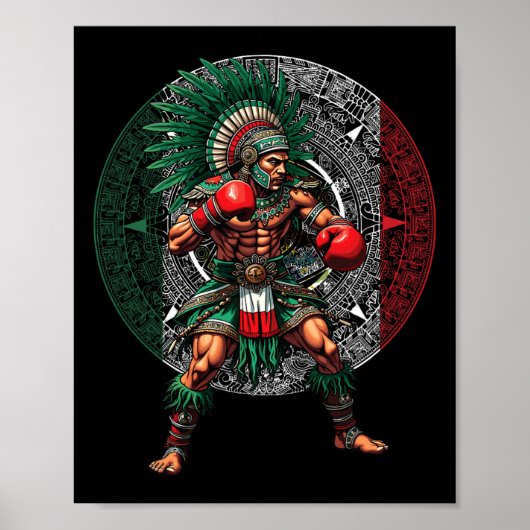 Mexikanisches Boxen Poster (Vorne)