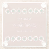 Mexikanisches Brautparty Boho Barro Glasuntersetzer (Rückseite)