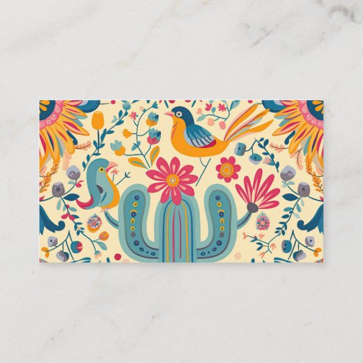 mexikanisches Brautparty für Blumenrezepte Begleitkarte (Rückseite)