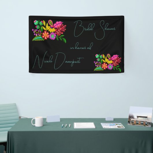 Mexikanisches Brautparty für Hochzeitsfeiern Banner (Messeveranstaltung)