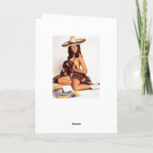 Mexikanisches Button nach oben Karte (Rückseite)