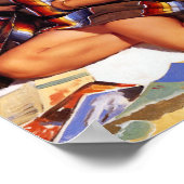 Mexikanisches Button nach oben Poster (Ecke)