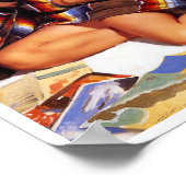 Mexikanisches Button nach oben Poster (Ecke)