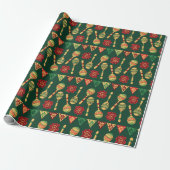 Mexikanisches Cinco-De-Mayo-Muster Geschenkpapier (Ungerollt)