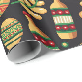 Mexikanisches Cinco-De-Mayo-Muster Geschenkpapier (Rolleneckpunkt)