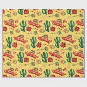 Mexikanisches Cinco-De-Mayo-Muster Geschenkpapier (Flach)