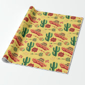 Mexikanisches Cinco-De-Mayo-Muster Geschenkpapier (Ungerollt)
