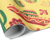 Mexikanisches Cinco-De-Mayo-Muster Geschenkpapier (Rolleneckpunkt)